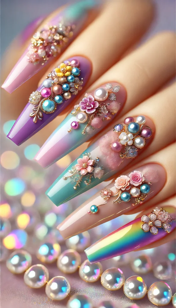 11. 3D Nail Art 11. 3D Nail Art