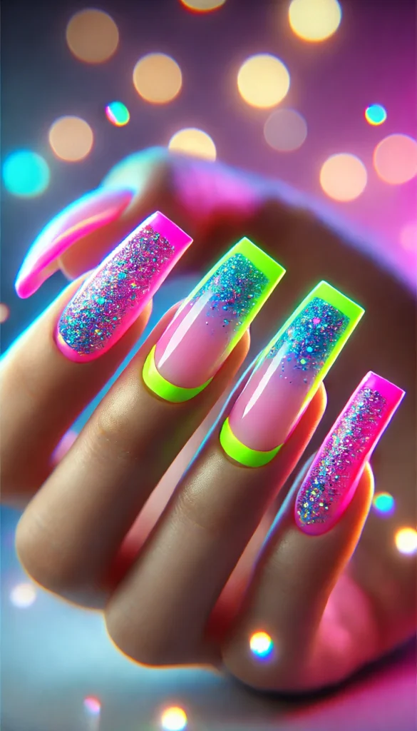 7. Funky French Tips 7. Funky French Tips