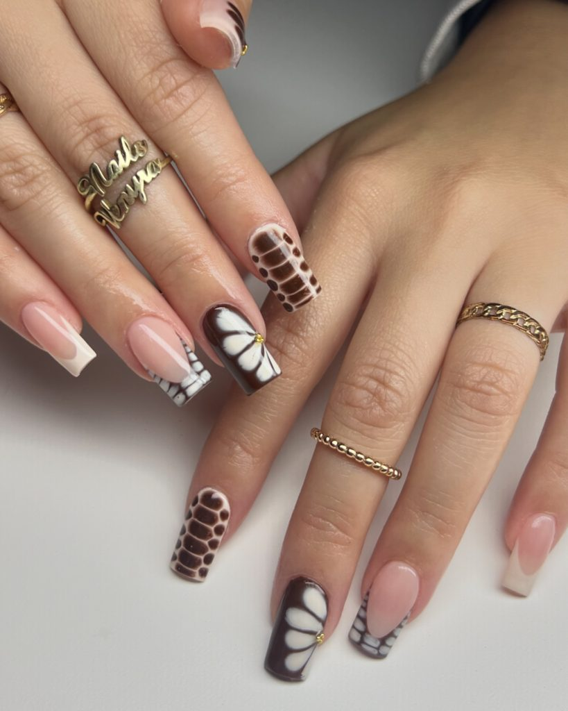 15 Blooming Gel Nail Art Designs for Stunning Looks 13 blooming gel nail art
