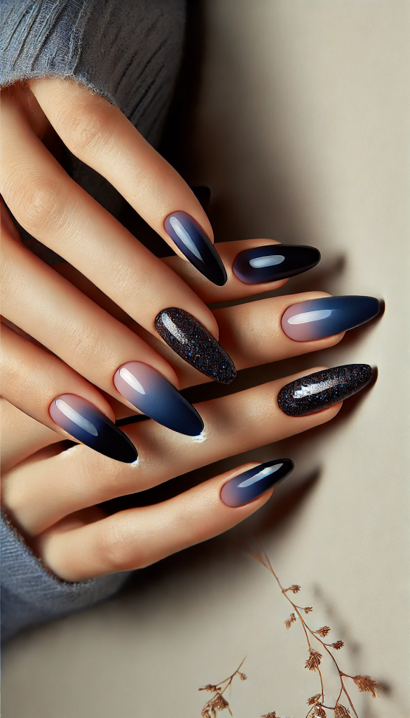 15 Dark Blue Nails Designs for Elegant and Bold Looks 2 image 35