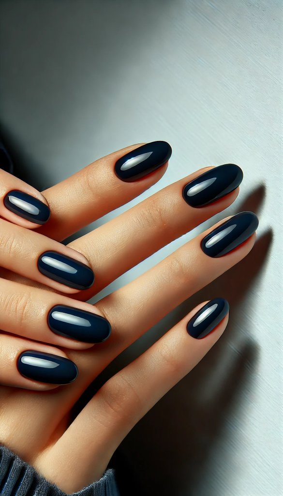 15 Dark Blue Nails Designs for Elegant and Bold Looks 1 image 36