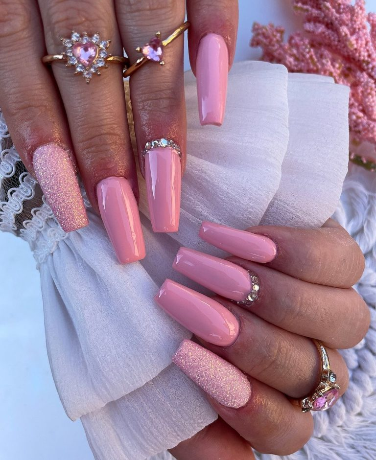 33 Stunning Baby Pink Nails Ideas You’ll Love to Try 8 image 47