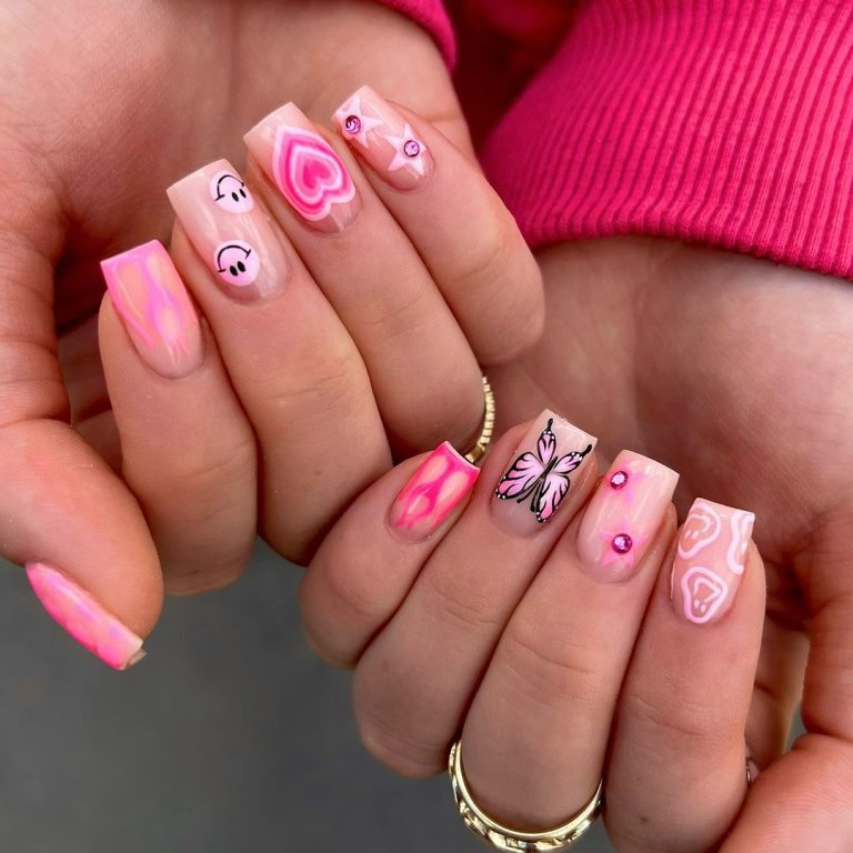 33 Stunning Baby Pink Nails Ideas You’ll Love to Try 31 image 70