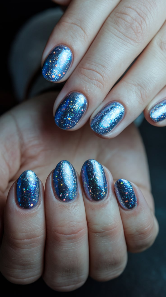 Blue Chrome Nails for a Sleek Look Try These Trendy Styles 13 image 14