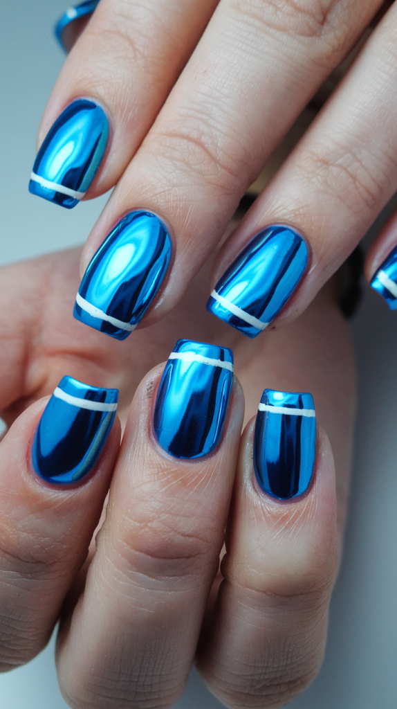 Blue Chrome Nails for a Sleek Look Try These Trendy Styles 14 image 15