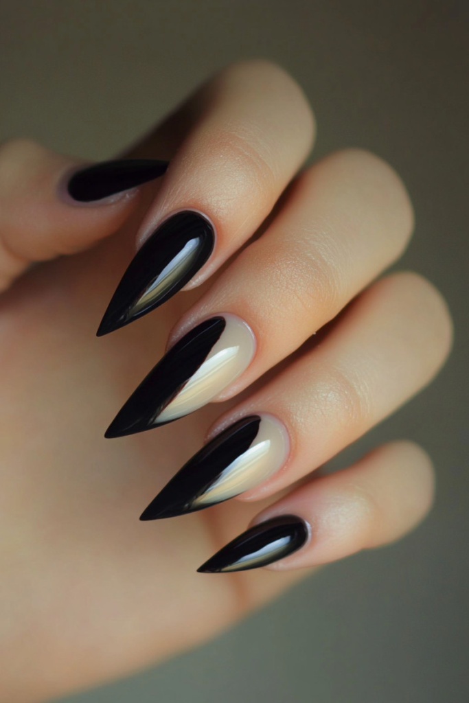17 Bold Black Nail Ideas for Instant Glam 3 image 21
