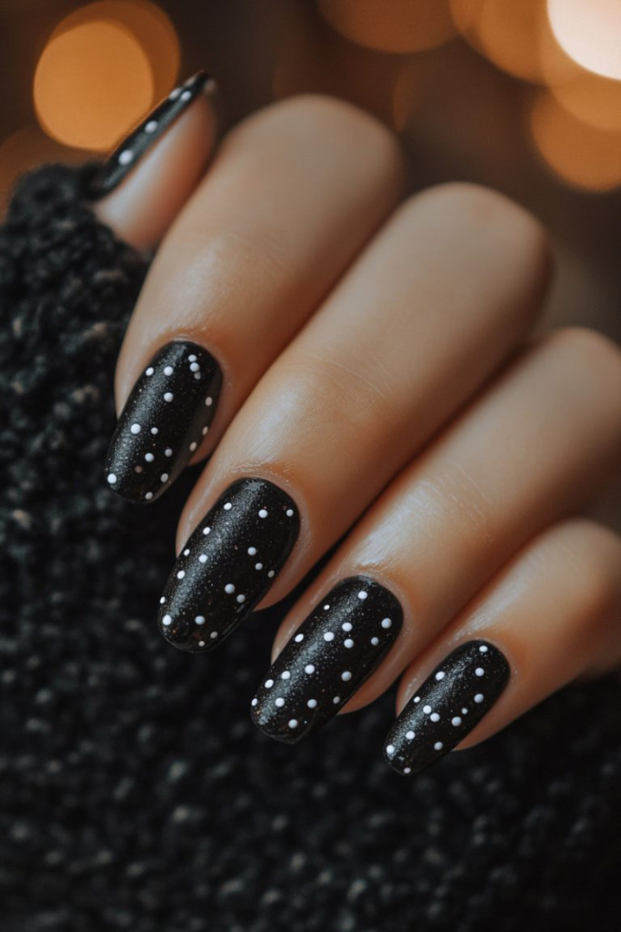 17 Bold Black Nail Ideas for Instant Glam 6 image 24