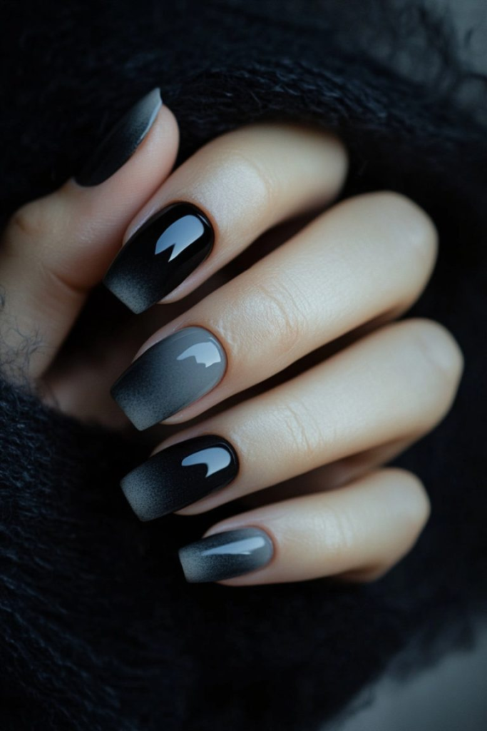 17 Bold Black Nail Ideas for Instant Glam 8 image 26