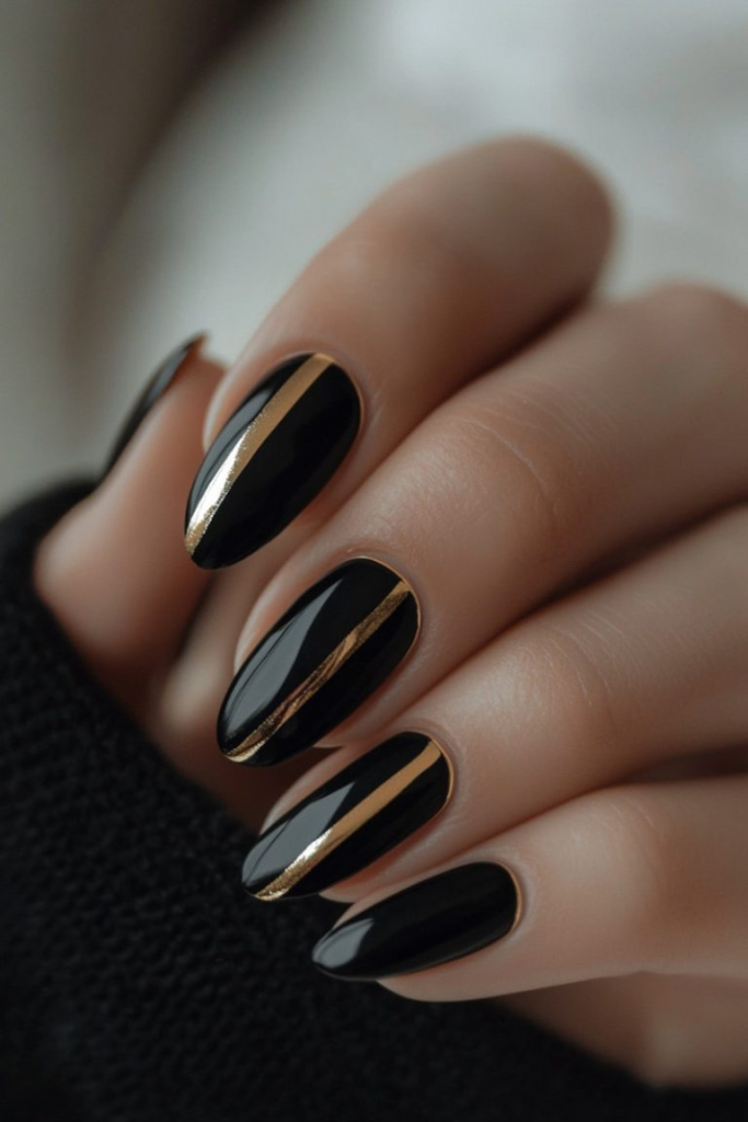 17 Bold Black Nail Ideas for Instant Glam 9 image 27