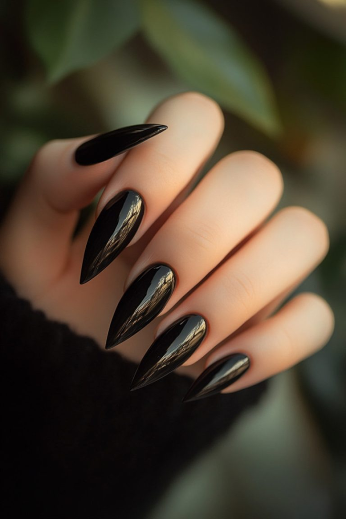 17 Bold Black Nail Ideas for Instant Glam 13 image 31