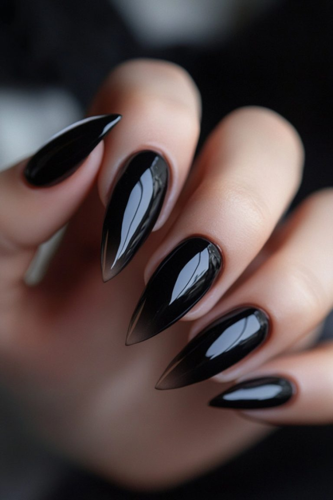 17 Bold Black Nail Ideas for Instant Glam 14 image 32