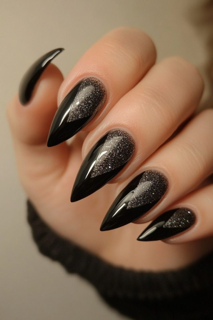 17 Bold Black Nail Ideas for Instant Glam 15 image 33