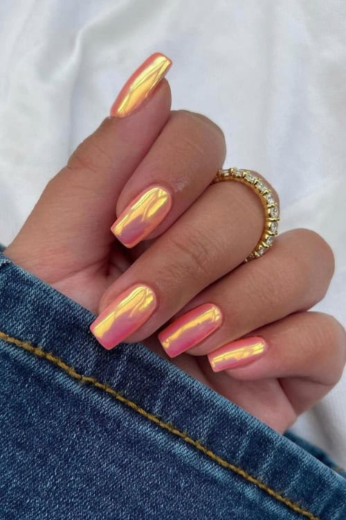 20 Beautiful Chrome Nails Designs for a Shiny, Stylish Look 2 image 37