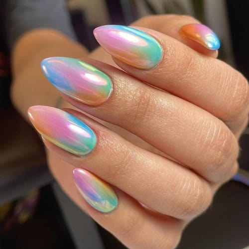 20 Beautiful Chrome Nails Designs for a Shiny, Stylish Look 13 image 49