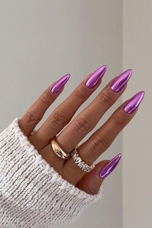 20 Beautiful Chrome Nails Designs for a Shiny, Stylish Look 14 image 50