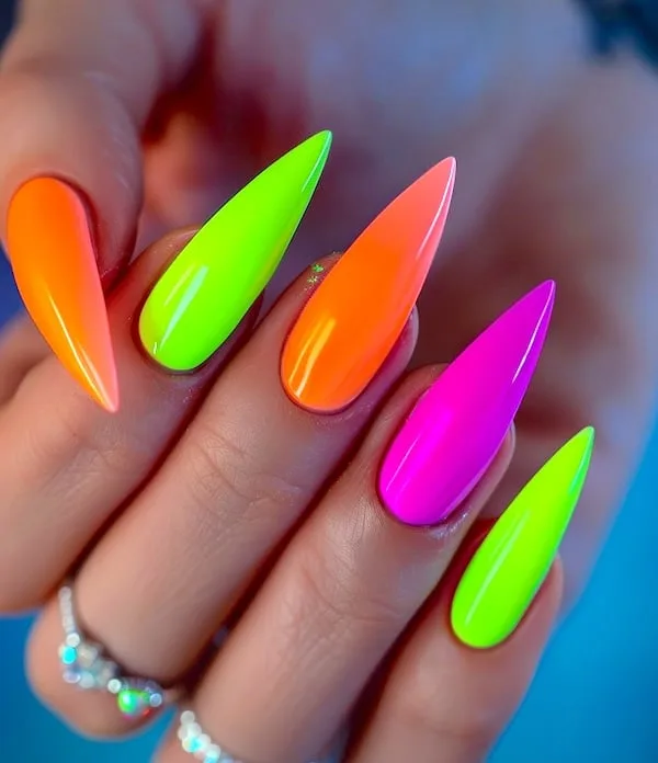 37 Neon Pink Nails Bold Manicure Ideas for Every Style 17 image 73