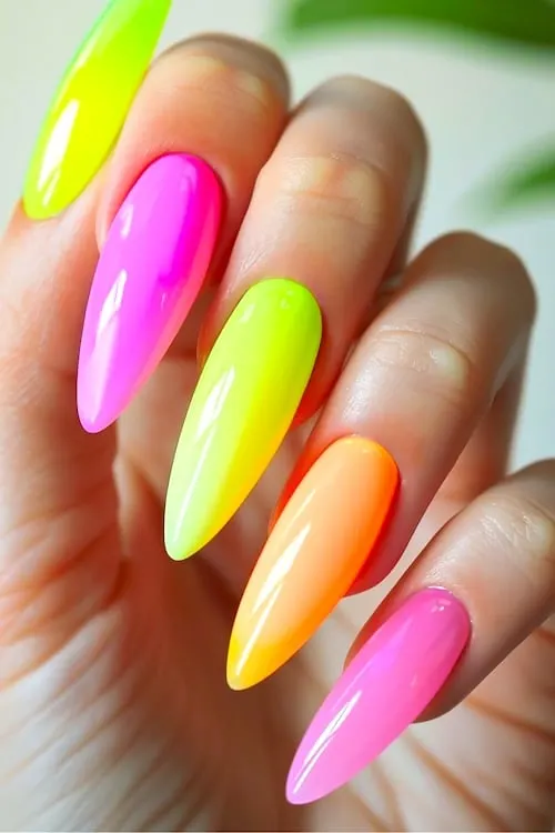 37 Neon Pink Nails Bold Manicure Ideas for Every Style 31 image 87