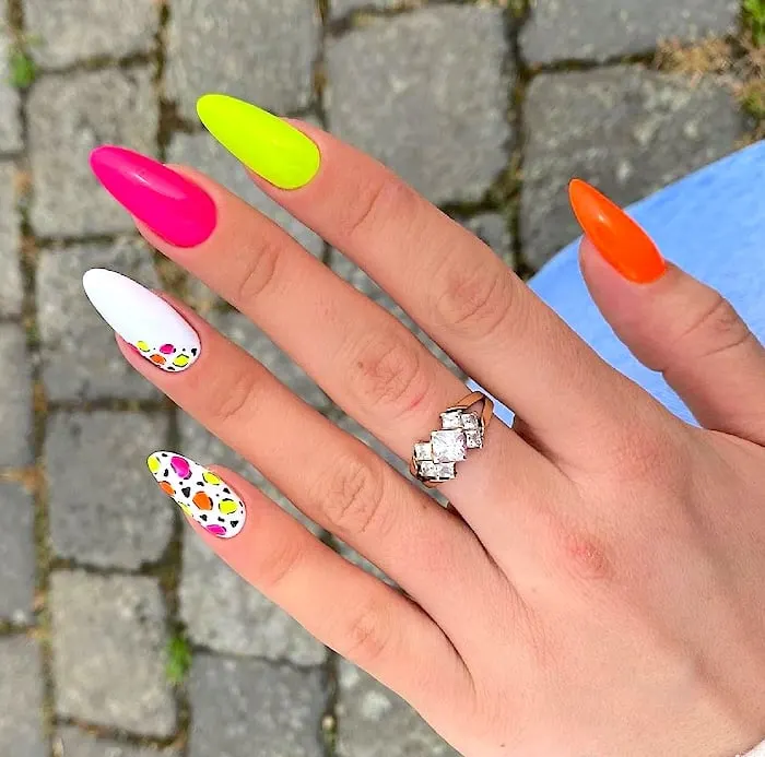 37 Neon Pink Nails Bold Manicure Ideas for Every Style 34 image 90