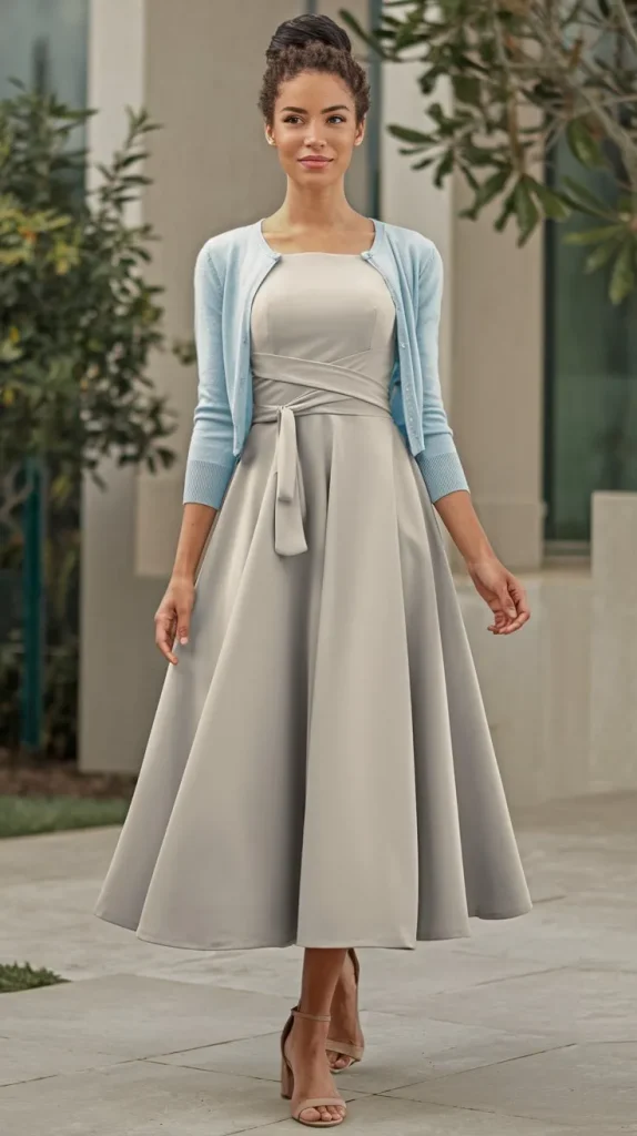 Best Country Club Outfit Ideas Look Stylish and Elegant 15 Classic Sundress with Cardigan
