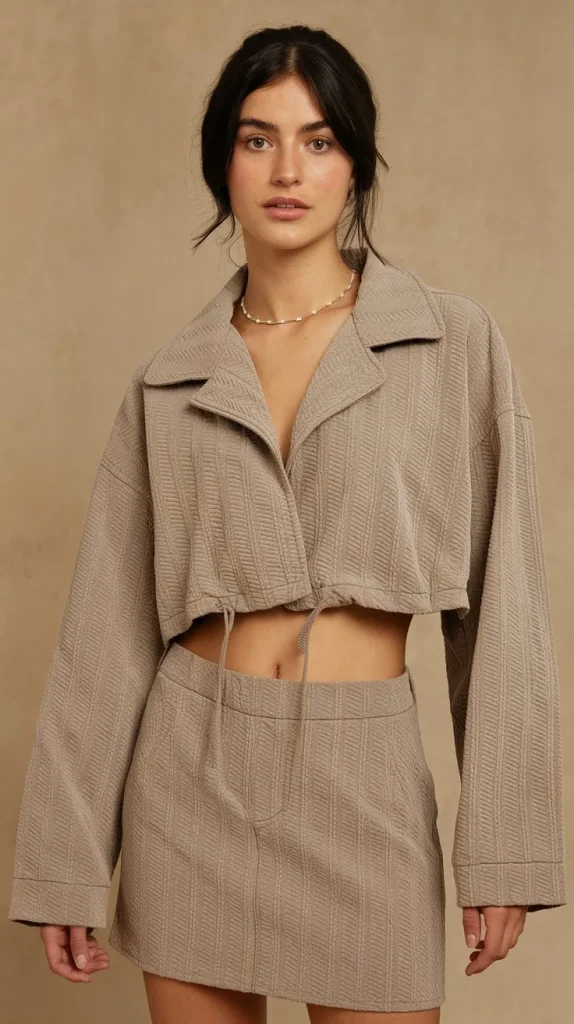 Best Country Club Outfit Ideas Look Stylish and Elegant 11 Cropped Jacket and Skirt