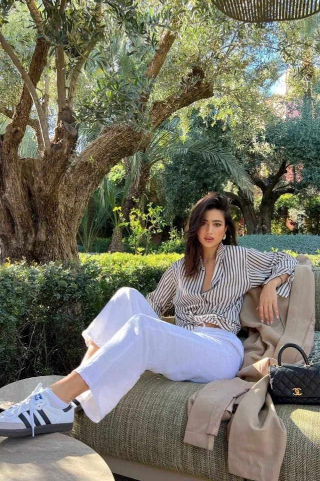 Morocco Outfits for a Stylish and Comfortable Trip 2 Garden Lounging Perfection