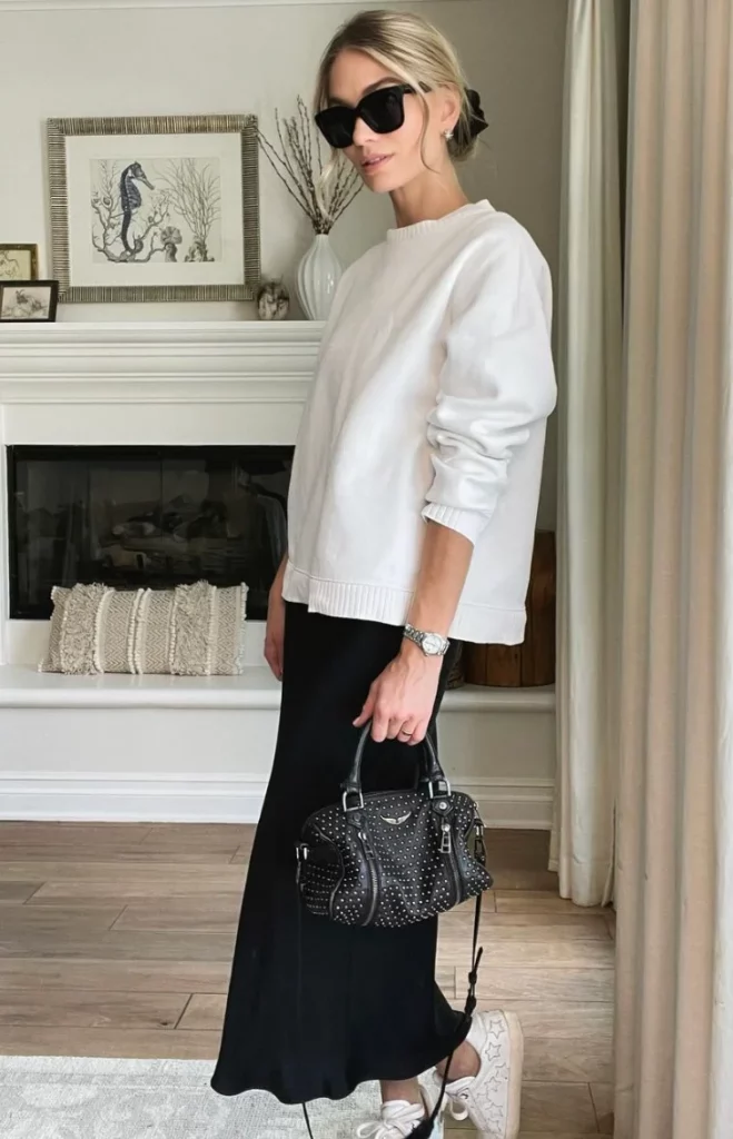 Chic Maxi Skirt Outfits for Every Occasion 8 Maxi skirt outfits10 659x1024 1