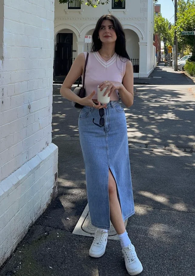 Chic Maxi Skirt Outfits for Every Occasion 2 Maxi skirt outfits2