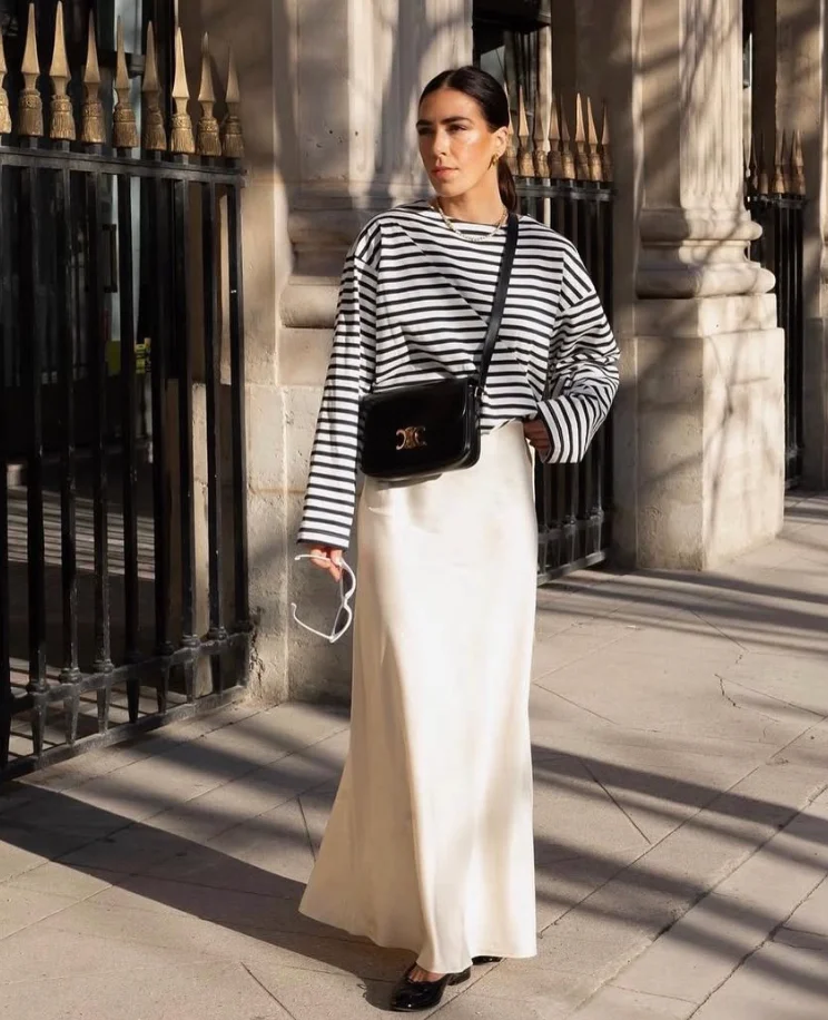 Chic Maxi Skirt Outfits for Every Occasion 10 Maxi skirt outfits8 1