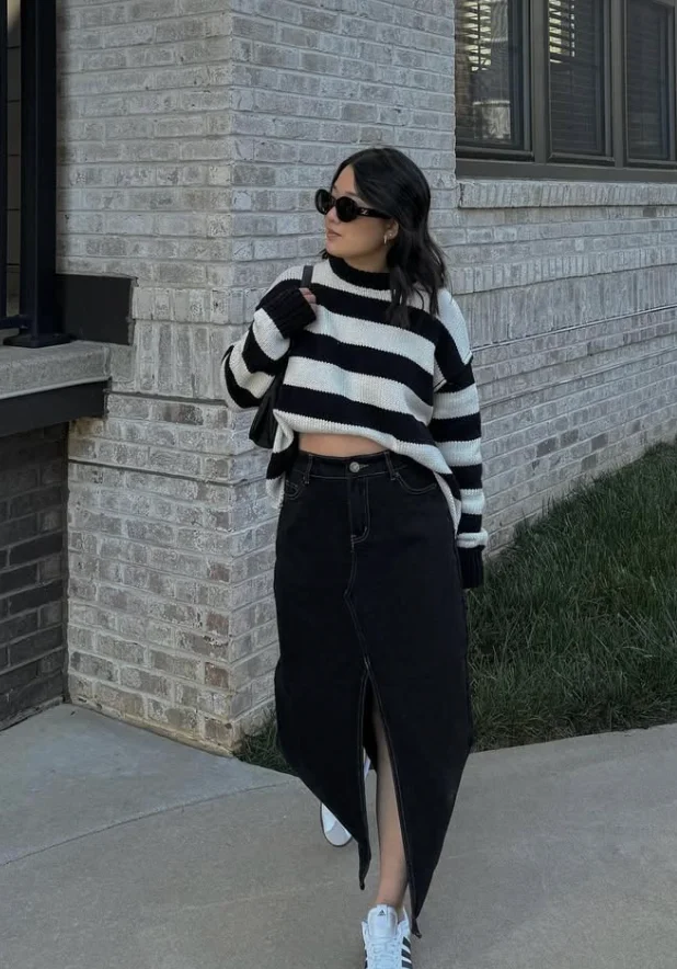 Chic Maxi Skirt Outfits for Every Occasion 9 Maxi skirt outfits9 1