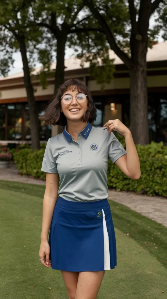 Best Country Club Outfit Ideas Look Stylish and Elegant 1 Polo Shirt with Golf Skirt