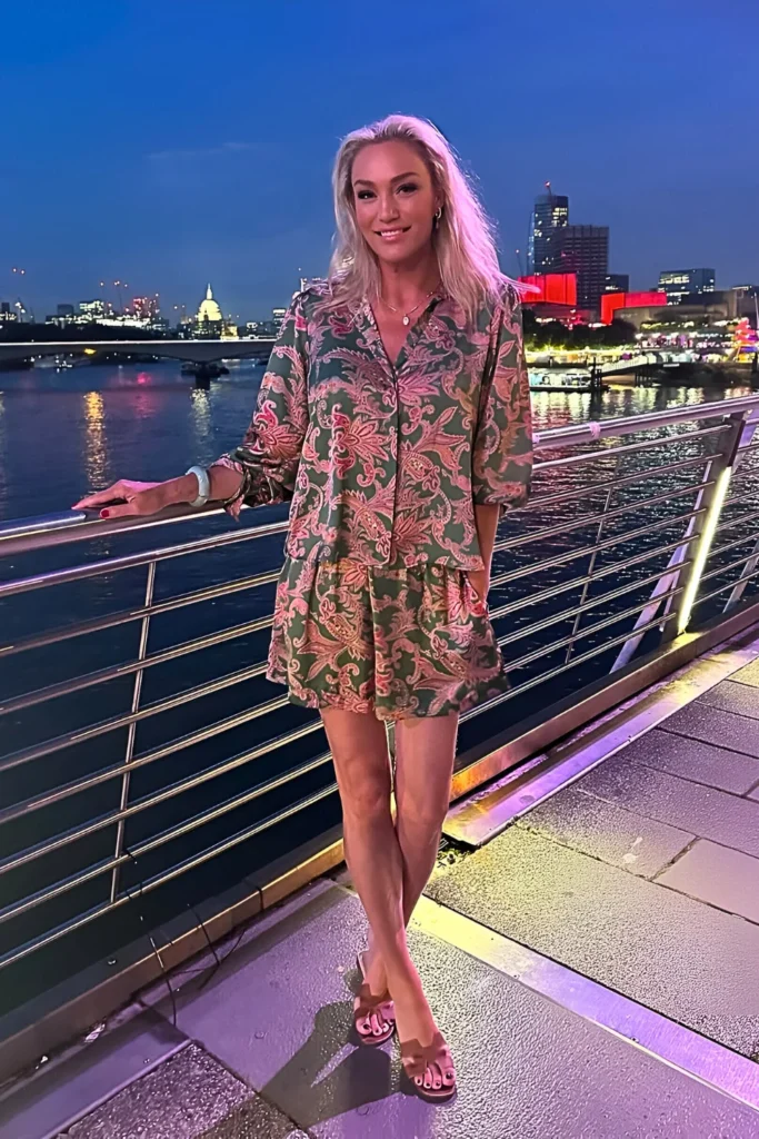London Outfit Ideas for Effortless Chic Style 8 Print Co ord Set Spring Outfit