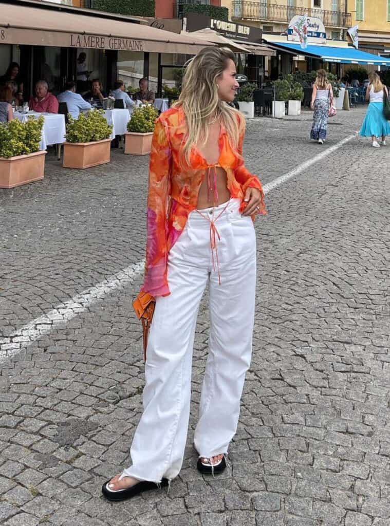 Chic France Outfits for Effortless Style 14 Sheer Coverup Pants