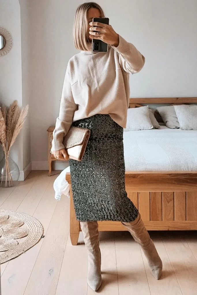 Chic Pencil Skirt Outfits for Every Occasion 7 Subtle Sparkle
