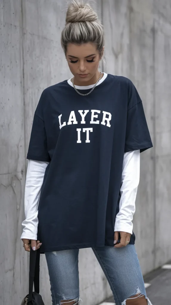 Cute Oversized T-Shirt Outfit Ideas for Effortless Style 8 XfAxJ vgTFaNZKvNKEjcLA