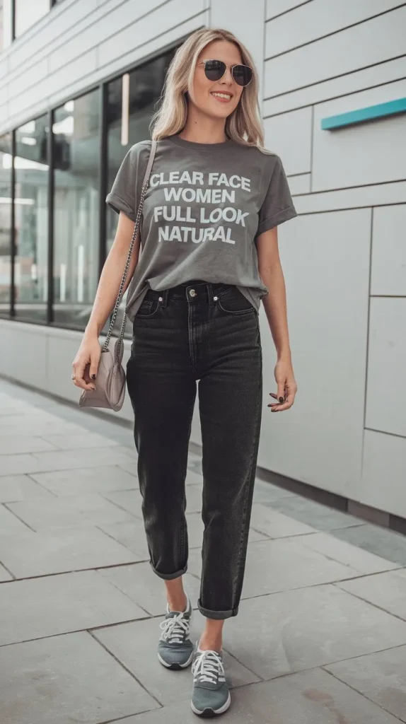 Black Jeans Outfit Summer Looks You’ll Want to Wear Every Day 4 a casual cool look for summer with black RyCcnOXqTVK12Zm0XCKlgw V2A9O7q9Q GS1yD0KrIBJw