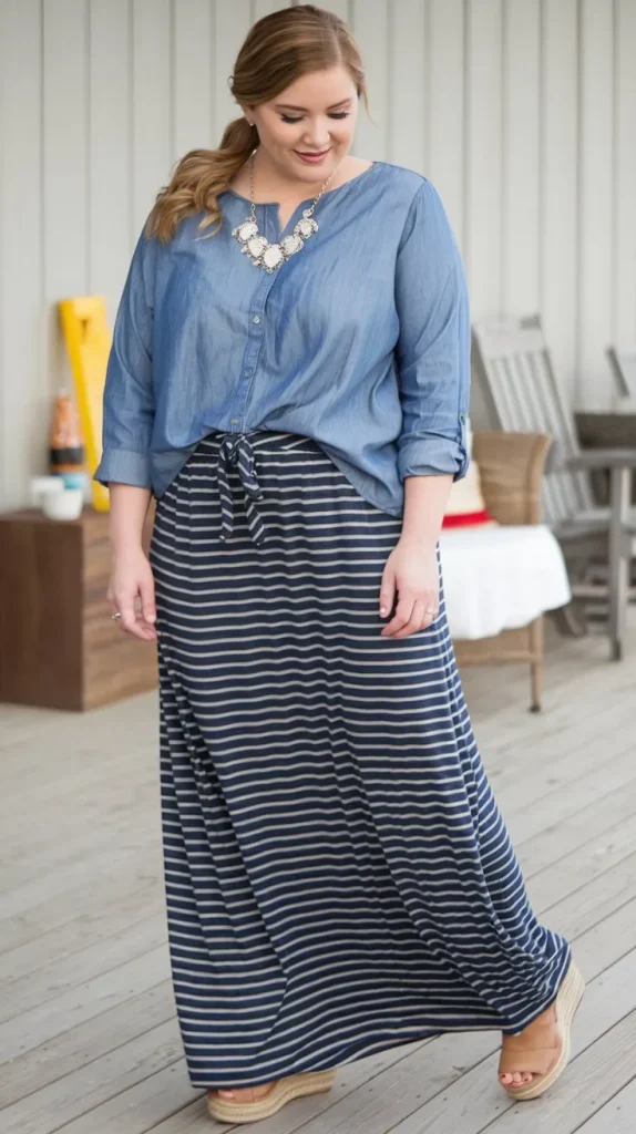 Plus Size Summer Outfits for Women to Slay in the Sunshine 8 a photo of a plus size woman wearing a s oxjonI17RzebOiqwIC676Q MfXorPuWSZeSEEZChKuC Q 1