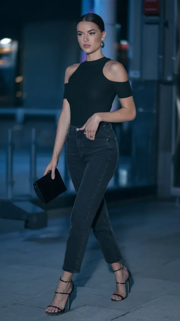 Black Jeans Outfit Summer Looks You’ll Want to Wear Every Day 8 a photo of a woman wearing black jeans a hj0kBnASTkCwXGCCYrFAMQ HO5TCVAaRJeW6rqpyCV3rw