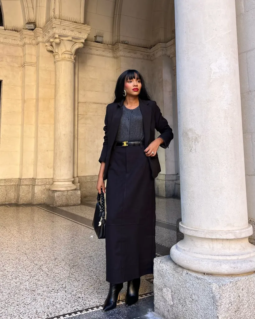 Stylish Black Skirt Outfit Ideas for Every Occasion 9 image 395