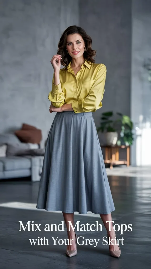 Grey Skirt Outfit Ideas You Can Wear Anywhere 7 2dGnouzASh ho7l1G v4DA