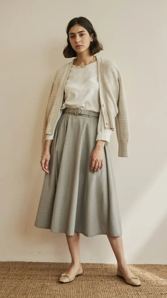 Grey Skirt Outfit Ideas You Can Wear Anywhere 2 A 7Kih4TR eIYaSvfKp2TA