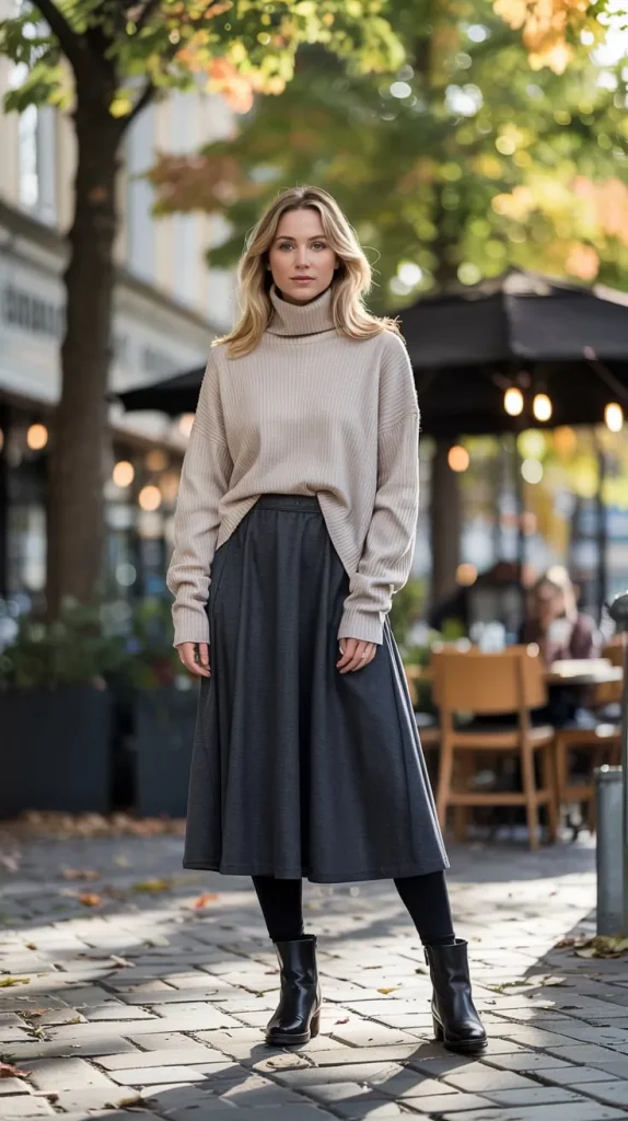 Grey Skirt Outfit Ideas You Can Wear Anywhere 5 MHr iBhQwiZd5eNefkMZQ